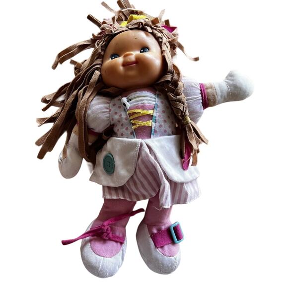 Goldberger 15" Learn to Dress Zippity Princess Doll ~ Button Snap Zip Tie Buckle - Picture 1 of 6